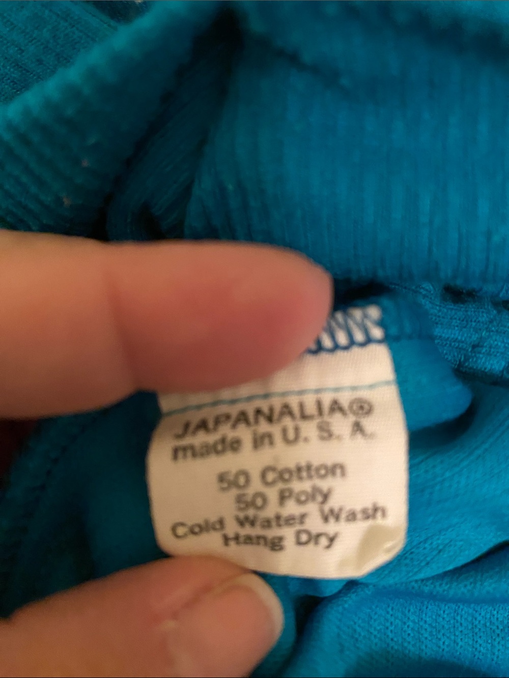 Japanalia vintage  1990’s  Teal Cocoon Dress - Women's Relaxed Fit - Picture 8 of 8